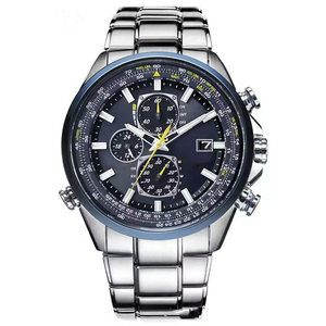 Montre à quartz pour homme avec bracelet en acier résistant à l'usure, adaptée à la fois au style professionnel et décontracté. - Product Image 1