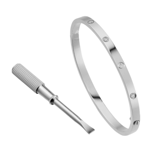 Europäischer und Amerikanischer Trend Anti-allergisches Edelstahl-Armband für Liebende Personalisierter Nicht-verblassender Luxus-Schmuck - Product Image 4