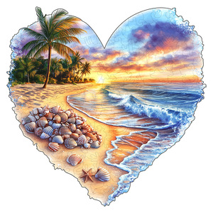 Rompecabezas <span class=keywords><strong>de</strong></span> madera con <span class=keywords><strong>forma</strong></span> <span class=keywords><strong>de</strong></span> corazón, éxito <span class=keywords><strong>de</strong></span> ventas, con piezas irregulares <span class=keywords><strong>de</strong></span> animales pequeños, rompecabezas <span class=keywords><strong>de</strong></span> madera plano - Product Image 4