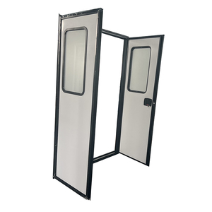 <span class=keywords><strong>Puerta</strong></span> Doble de Aluminio para <span class=keywords><strong>Autocaravana</strong></span> con Ventana de Acrílico o Vidrio Templado para Remolque de Viaje o Casa Rodante - Product Image 3