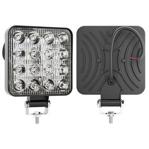 Zhouzi Bestseller 4 Zoll 48W 12-24V Quadratisches LED-Arbeitslicht Spot/Flood Fahrlicht für Autos/SUVs/Boote/4WD Geländefahrzeuge 2 Jahre - Product Image 4