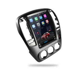 NISSAN narin Tesla için RUISO araba radyo Android araba oyuncu 2008-2012 GPS carplay oto Tesla dikey ekran QLED DSP BT için