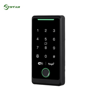 Système de contrôle d'accès biométrique Yistar Touch Keypad WiFi Tuya Smart TTLock avec carte RFID, ABS, étanche IP66, 100 empreintes digitales