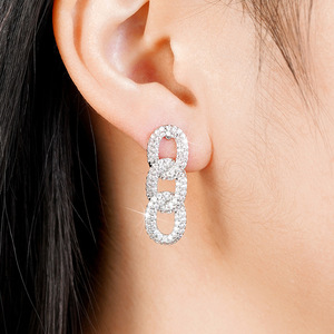 Orecchini Pendenti Geometrici alla Moda per Donne, Design a Croce, Accessori per Orecchie da Indossare Quotidianamente, per Outfit Casual e Regalo - Product Image 3