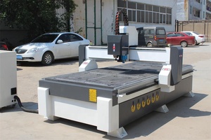 Jinan <strong>Cnc</strong> <strong>Router</strong> Machine SW-1325 with Digital Vibrating Knife Cutting Machine for Wood,mdf,acrylic and Leather Cutting - Product Image 2