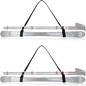Sangle de transport pour <span class=keywords><strong>ski</strong></span> et snowboard, réglable et rembourrée, pour un transport facile du matériel de <span class=keywords><strong>ski</strong></span> et de snowboard - Product Image 1