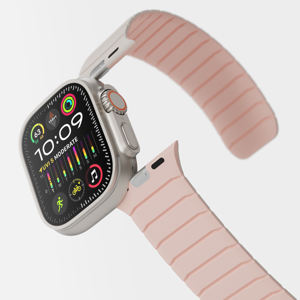 Bracelet magnétique réversible en silicone breveté CM pour <span class=keywords><strong>Apple</strong></span> <span class=keywords><strong>Watch</strong></span> Ultra et séries 11, 10, 49 mm / 46 mm / 45 mm / 44 mm / 42 mm - Product Image 5