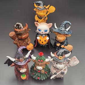 Новое поступление, украшение из смолы для крупного рогатого скота - Product Image 4