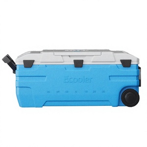 Nevera Portátil Ecooler ZM165 de 165L con Ruedas, Diseño Moderno, Colores Personalizables, Azul, Gran Capacidad, 8 Días - Product Image 1