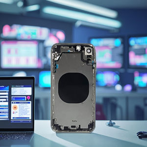 Carcasa trasera de repuesto con diseño de barra para <span class=keywords><strong>iPhone</strong></span> 12 13 14 15 16 Series piezas de teléfono móvil - Product Image 5