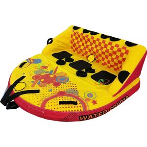 Différentes tailles 3 <span class=keywords><strong>5</strong></span> cavaliers excitants remorquables gonflables jouet de sport aquatique gonflable <span class=keywords><strong>bateau</strong></span> de canapé d'eau - Product Image 2