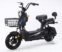 Scooter électrique pour adultes à 6 vitesses et double suspension, scooter électrique biplace 500W, approvisionnement direct de l'usine chinoise