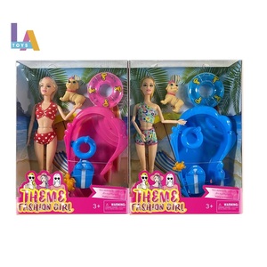 Longthuy hecho en Vietnam cuerpo de 11,5 pulgadas 11 muñeca de moda articular con accesorios de muñeca de globo y niño pequeño de 3 pulgadas para niña - Product Image 6