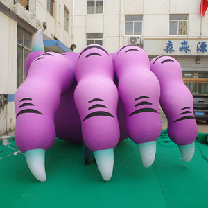 Model Tangan Setan Tiup yang Menyeramkan, Perlengkapan Panggung Tiup untuk Halloween atau Festival Musik, Inflatable untuk Iklan - Product Image 1