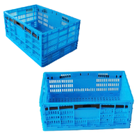 Panier pliable en plastique pour fruits et légumes, idéal pour la logistique et le transport en entrepôt - Vente chaude