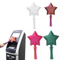 Neuerscheinung Anpassbarer Mehrfarbiger Zauberstab Kreditkartenhalter 3D-Gedruckter Sternenzauberstab Tap-to-Pay
