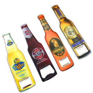 Customized Logo Bulk Zinc Alloy <b>Beer</b> Bottle Openers Cheap Sublimation Opener for Souvenir Bar Blank Metal Card Openers - Product Image 1