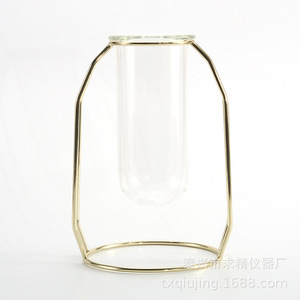 Seeking Excellence Glass Hydroponic Test Tubes 38mm Modern Minimalist Style For Home <b>Office</b> Desktop Decor - Product Image 3