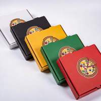 Vente en gros de boîtes à pizza en carton ondulé de 6, 7, 8, 10, 12, 14 pouces, emballage alimentaire personnalisé, Caja Para Pizza Box pour pizza