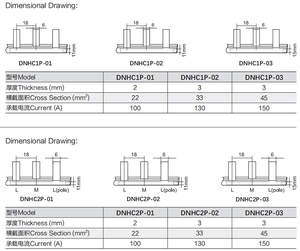 Conector de barra estadounidense, barras de <span class=keywords><strong>bus</strong></span> eléctrico, 1P 2P 3P 4 eries - Product Image 6