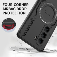 Coque de Téléphone Personnalisée Haut de Gamme Anti-Chute Magnétique à Chargement Sans Fil avec Dissipation Thermique pour Infinix Hot 50/60 Pro Note 50S