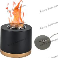 Petit réchaud de camping mini-brûleur portable randonnée en plein air camping réchaud à alcool oxyde de magnésium éthanol cheminée