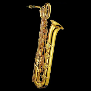 Vente directe d'usine, <span class=keywords><strong>saxophone</strong></span> <span class=keywords><strong>baryton</strong></span> professionnel de haute qualité, durable, en laque dorée, tonalité Eb - Product Image 2