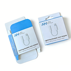 Boîte d'emballage personnalisée pour accessoires de téléphone portable avec languettes de suspension, boîte en papier, boîtes à rabat avec vernis UV sélectif - Product Image 3