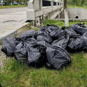 Factory Wholesale 45 50 60 Gallon Large Trash <b>Bags</b> <b>Heavy</b> <b>Duty</b> Trash <b>Bags</b> <b>Black</b> Industrial Garbage <b>Bags</b> - Product Image 4