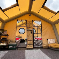 Tente transparente de fenêtre de PVC de tentes gonflables extérieures de Glamping grande pour la personne 8