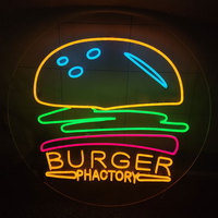 Enseigne au néon de poulet frit Restaurant Light Fast Food Kitchen Neon Sign
