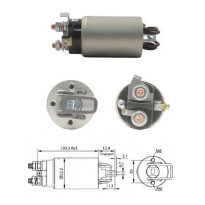 ขดลวดแม่เหล็กไฟฟ้าโซลินอยด์ ZM3-982 24V สำหรับรถยนต์อีซูซุนิสสัน - Product Image 2