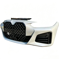 OE:51118077141, Conjunto Completo de Parte Delantera, Parachoques+Rejilla+Ventilador de Refrigeración del Radiador, Piezas Originales Desmontadas, Para BMW G26 I4 Eléctrico
