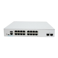 C1300-16P-2G Switch Gigabit PoE+ Terkelola 16-Port dengan 2 Slot SFP GE untuk Jaringan Akses SMB