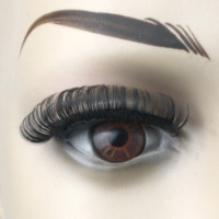 QK12 faux cils et outils 3d faux vison 10mm C D boucle volume bande cils avec plateau russe bande cils
