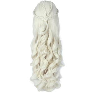 Nuevas Pelucas de Cosplay Europeas y Americanas, Aventuras de <span class=keywords><strong>Alicia</strong></span> en el País de las Maravillas, Reina Blanca, Sombrerero Loco, Reina Roja - Alta Calidad - Product Image 3