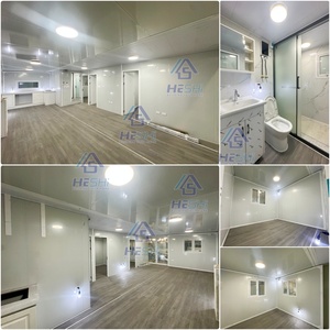 Casa Contenedor Prefabricada Expandible <span class=keywords><strong>de</strong></span> 20 Pies, Económica y <span class=keywords><strong>de</strong></span> Calidad, Resistente a Terremotos <span class=keywords><strong>de</strong></span> Grado 8, <span class=keywords><strong>4</strong></span> Dormitorios, Galvanizada - Product Image 3