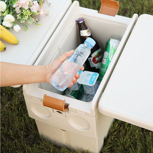 Refroidisseur <span class=keywords><strong>de</strong></span> glace Refroidisseur <span class=keywords><strong>de</strong></span> table pliable <span class=keywords><strong>Coffre</strong></span> à glace 17L avec support Garder l'article Seau <span class=keywords><strong>de</strong></span> refroidissement pour camping Refroidisseur <span class=keywords><strong>de</strong></span> nourriture - Product Image 5