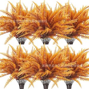 Bouquet d'herbe persane artificielle Ruyin aux couleurs d'automne, en plastique, pour décoration intérieure et extérieure - Product Image 5