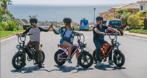 <span class=keywords><strong>จักรยาน</strong></span>ไฟฟ้าสีชมพูสด พร้อมเบรกไฮดรอลิก ยางใหญ่ สำหรับวัยรุ่น - Product Image 4