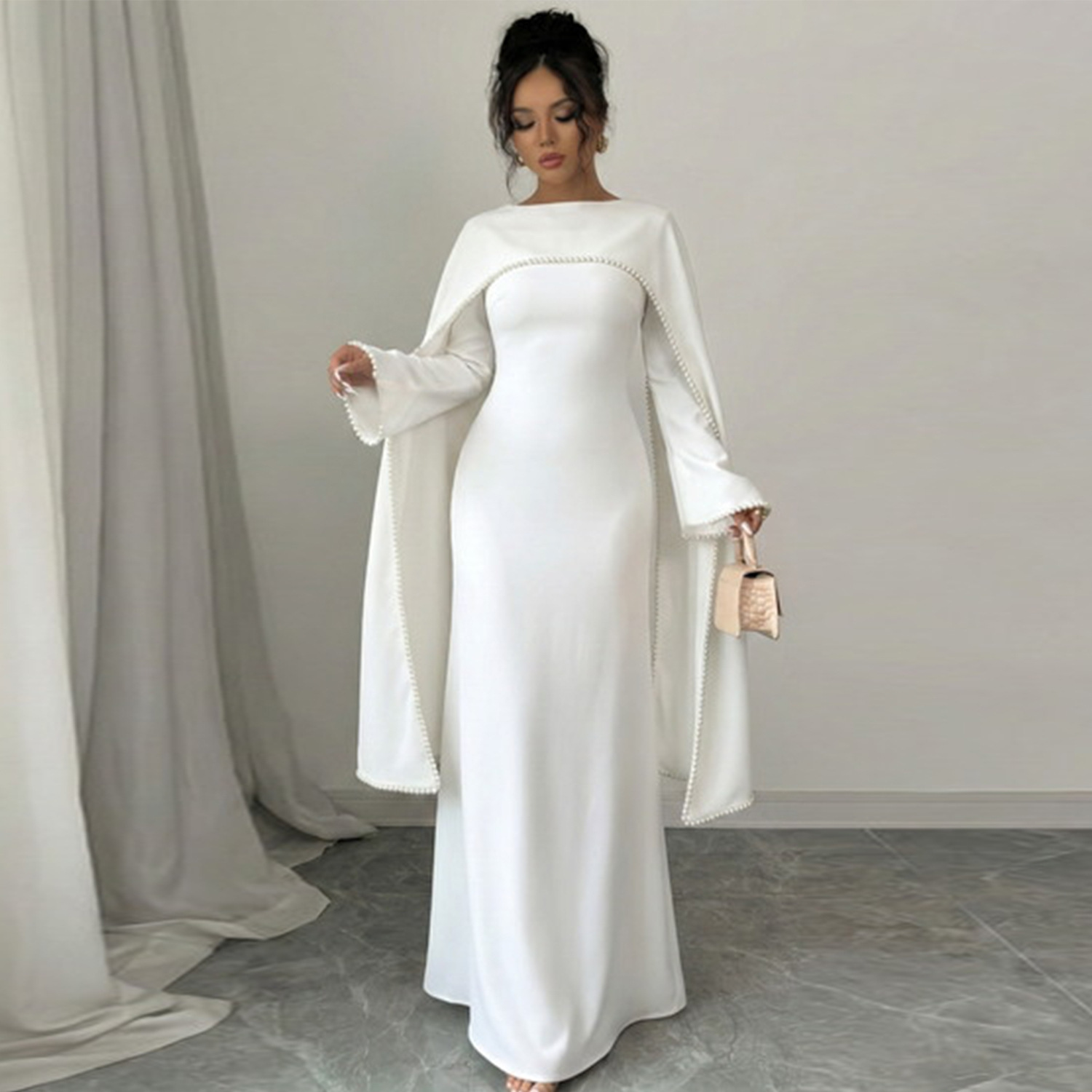Cape Dress Muslim - Elegant Abaya & Kaftan Clothing