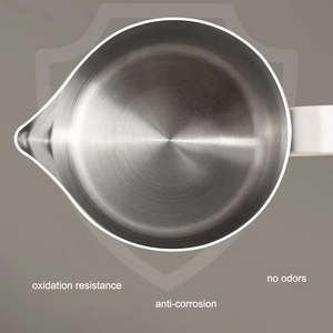 Grand pichet à <span class=keywords><strong>lait</strong></span> en acier inoxydable <span class=keywords><strong>Barista</strong></span> <span class=keywords><strong>Pot</strong></span> et mousseur pour café et thé Latte Art Nouveau pichet pour boissons chaudes - Product Image 2