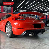 Kit de conversion GT 4 pour Porsche Cayman 987, kit carrosserie en fibre de verre, pare-chocs, spoiler, capots moteur, pièces automobiles, kit voiture 987.2/987.1