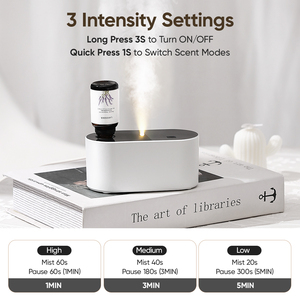 Diffuseur d'huiles essentielles portable sans eau avec logo personnalisé, alimenté par USB, machine à parfum d'huile pure, nébuliseur silencieux pour la maison et le bureau - Product Image 4