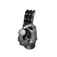 Pièces robotiques pour main robotique à cinq doigts, embout de préhension léger en acier inoxydable et aluminium usiné CNC, solution complète, MOQ 1, OEM