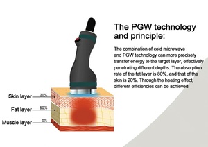 Máquina de Ondas Frías de 2450Mhz con 3 Manijas <span class=keywords><strong>para</strong></span> Eliminar la Papada, Antienvejecimiento, Moldeamiento Corporal y Quema de Grasa Abdominal - Product Image 5