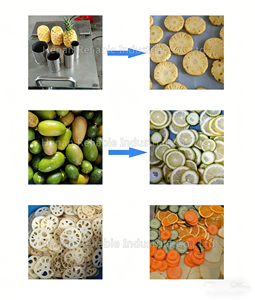 Machine à trancher automatique de 500 kg/h pour chips de bananes plantains philippines / Machine à découper les chips rondes de <span class=keywords><strong>kiwi</strong></span> et de patate douce - Product Image 6