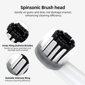 Màn hình LCD spinsonic xoay bàn chải đánh răng tùy chỉnh điện tử tự động bàn chải đánh răng thông minh Sonic bàn chải đánh răng điện có thể <span class=keywords><strong>s</strong></span>ạc lại - Product Image 4