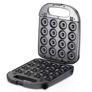 Máquina para Hacer Donuts, Máquina para Desayunos, Máquina para Hacer Pan Casero, Calentamiento de Doble Cara con 16 Orificios, Mini Máquina Eléctrica para Hacer Donuts - Product Image 3