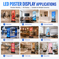 Pantalla LED Publicitaria Plegable, Portátil e Impermeable para Instituciones de Capacitación, Venta al Por Mayor en Stock